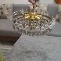 لوستر آهنی و یک لوستر کوچک