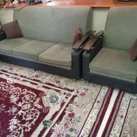 مبل ۷ نفره مقاوم با چوبهای تمام نراد روس|مبلمان خانگی و میز عسلی|آستانه اشرفیه, |دیوار