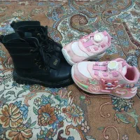 کتونی و نیم بوت بچگانه کفش نو نو دخترانه