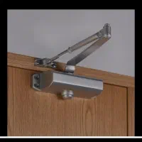 نصاب آرام بند درب (جک بازویی)وقفل برقی کله گاوی