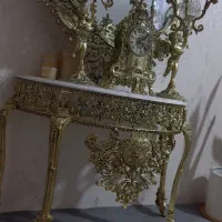 اینه و شمعدان|آینه|قزوین, |دیوار