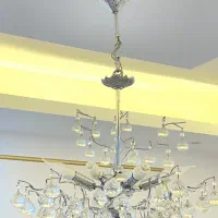 لوستر|لوستر و چراغ آویز|میانه, |دیوار