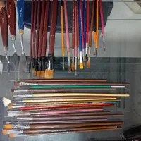 رنگ کاردک قلمو پاستل
