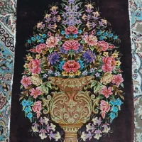 تابلو فرش تمام ابریشم