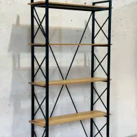 بوفه و ویترین (ترکیبی چوب و فلز)