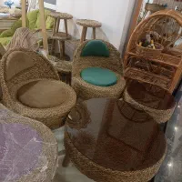 میز و صندلی حصیری