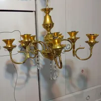 لوستر برنزی 10 شعله