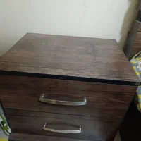 تخت دونفره به همراه جک و تشک خوشخواب و پا تختی