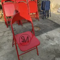 صندلی فلزی ارج تاشو کم جا فضای باز