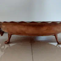 بشقاب مسی گوشواره دار پایه دار|ظروف سرو و پذیرایی|خرمآباد, |دیوار