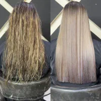 کراتین و پروتئین (خدمات احیا و صافی مو)|خدمات آرایشگری و زیبایی|قم, چهار امامزاده|دیوار