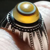 انگشتر فدیوم مهرداد نقوی عقیق کهنه باباقوری.