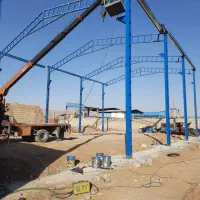 ساخت سوله خرپا بدنه و پوشش سوله|خدمات پیشه و مهارت|نجف‌آباد, شهرک صنعتی نجف آباد|دیوار