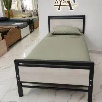 تخت تک نفرودونفره فلزی|تخت و سرویس خواب|تهران, نعمتآباد|دیوار