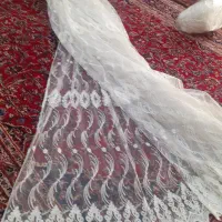 دوعدد پرده توری هم اندازه درحد نو