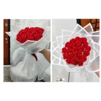 دسته گل روبانی شیک