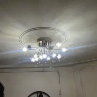 لوستر شاخه ای ترک با لامپهای ال ای دی|لوستر و چراغ آویز|رشت, منظریه|دیوار