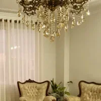 لوستر ۸ شاخه برنز اصل