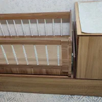 سیسمونی سرویس چوب نوزاد|تخت و سرویس خواب|مشهد, شاهد (شهرک غرب)|دیوار