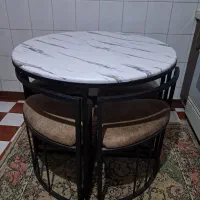 فروشی میز کم جا ۴ نفره نو