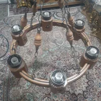 لوستر چوبی|لوستر و چراغ آویز|شهریار, شهرک بهاران (ویره)|دیوار