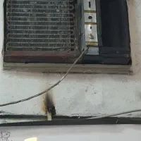 کولر گازی پنجره ای ناسیونال قدیمی گاز فابریک یخ