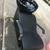 سر شور همراه صندلی و شیر سر شور