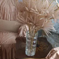 گلدان کریستال اصل فرانسه عتیقه با گل|گل مصنوعی|تهران, اختیاریه|دیوار