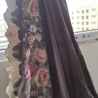 ۲عدد والن مخمل پرده پذیرایی