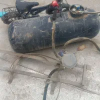 کپسول گاز ماشین همراه با لوازم کامل ودوچرخه