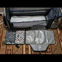 کوله پشتی و سبد خواب مسافرتی نوزاد رنگ طوسی.س|تخت و صندلی بچه|تهران, دارآباد|دیوار