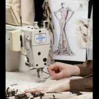 وردست ساده و حرفه ایی و چرخکار تولیدی مانتو پالتو