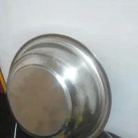 باسلام یک چوب لواسی ویک لگن قدیمی فروشی|کلکسیون اشیاء عتیقه|بروجرد, |دیوار