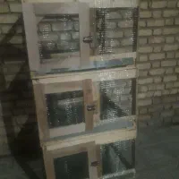 فروش قفس نو سه طبق جدا میشه هر طبق