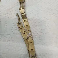 دستبند طلایی رنگ ثابت شیک|بدلیجات|اسحاق آباد, |دیوار