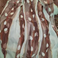 پرده حریر کتان