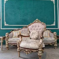 مبلمان۷نفره مهرناز++چوب گردو بادوام**