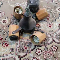 فروش  ۲  عددلوستر ویک عدد گاردر رومیزی آشپزخانه