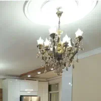 لوستر برنج فرشته ۸شعله