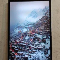 تابلو بک لایت بزرگ (عکس روستای اورامان تخت)