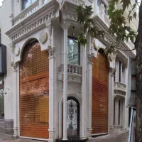 کرکره برقی اتوماتیک/تیغه پلی کربنات عسلی P1102