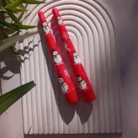 شمع اکسسوری عروسک مکرومه|صنایع دستی و سایر لوازم تزئینی|علیآباد کتول, |دیوار