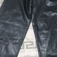 شلوار بگ چرم