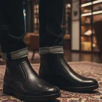 نیم بوت مردانه خفن مشکی راحت و بادوام شیک|کیف، کفش، کمربند|اصفهان, کوی شهید کشوری|دیوار