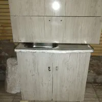 کابینت فلزی ب همراه سماور بزرگ