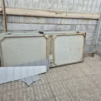 درب سه لنگه حیاط