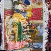 تابلو فرش ابریشم