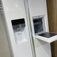 یخچال فریزر سایدبای ساید اسنوا ویترینی