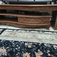 میز تلویزیون mdf طرح cnc سه بعدی در حد نو