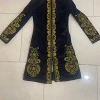 کت مخمل کوبیده  گلدوزی